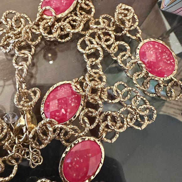 House of Harlow nwt and charming Charlie necklaces #3 hoops bundle. - Picture 4 of 6